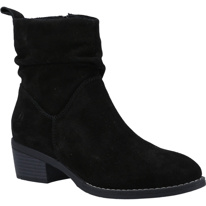 Hush Puppies Iris Suede Women's Black Boots