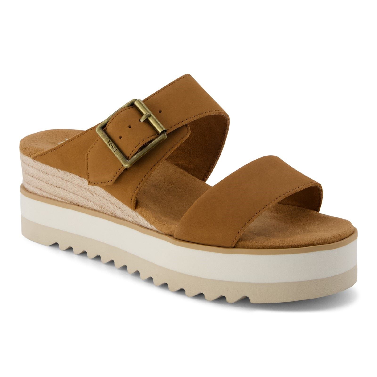 TOMS Diana Leather Women's Brown Sugar Sandals