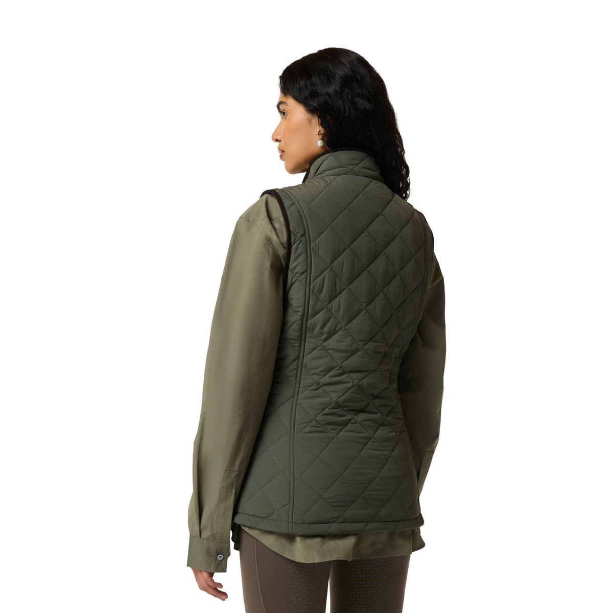 Hunter Original Short Quilted Gilet Women's Green Gilets
