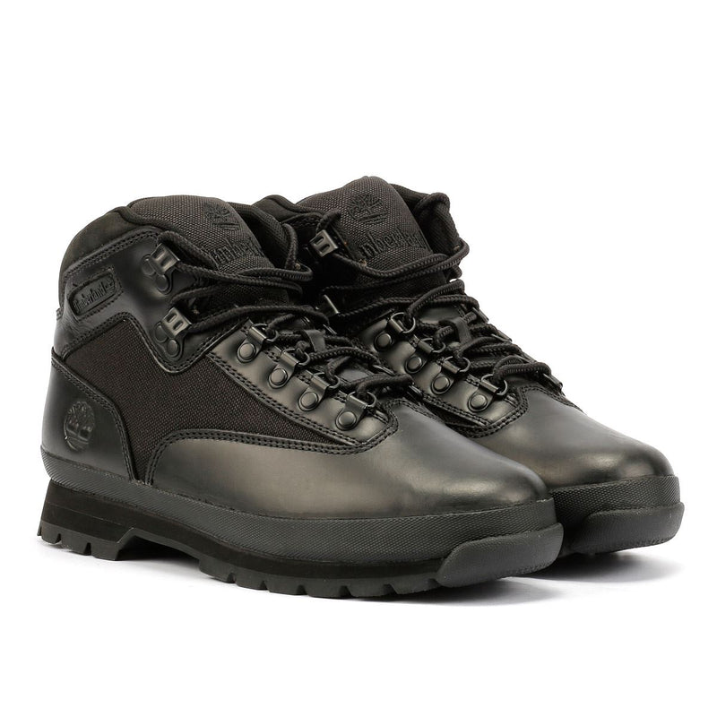 Timberland Euro Hiker Workwear I Blackout Leather Men's Black Boots