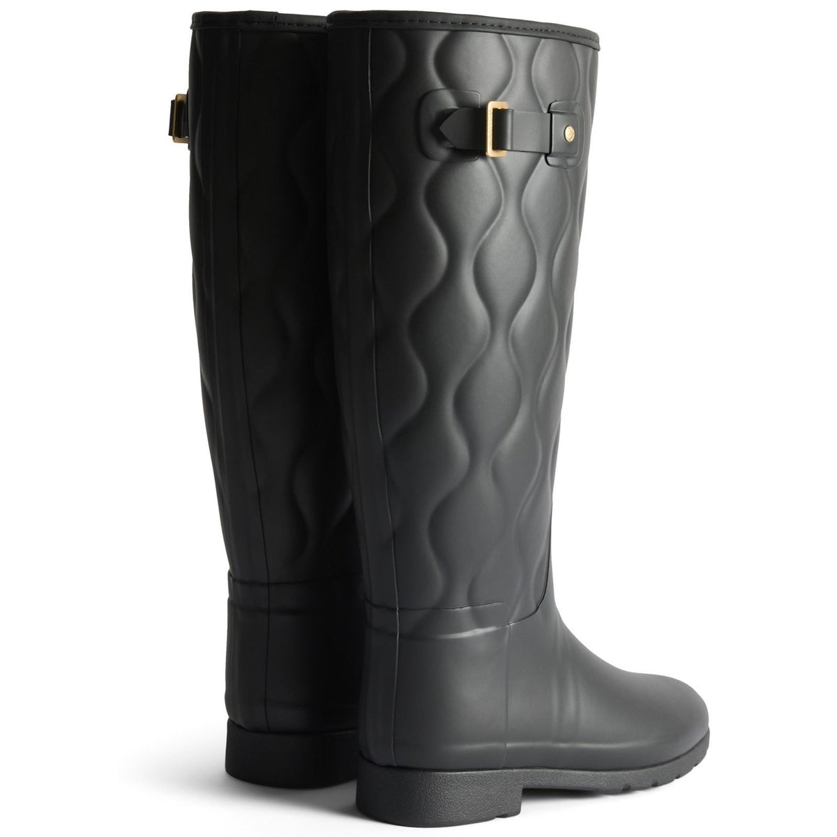 Hunter Originals Refined Tall Rubber Women's Black Wellington Boots