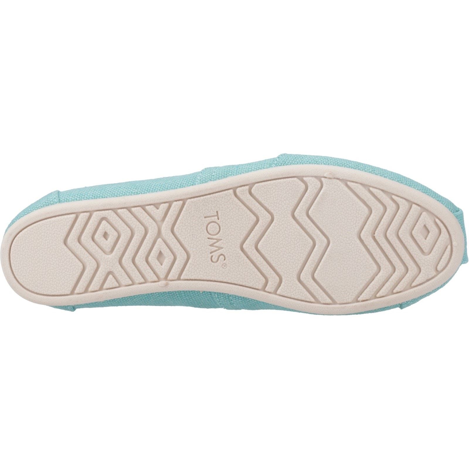 TOMS Alpargata Classic Jute Women's Aqua Espadrilles