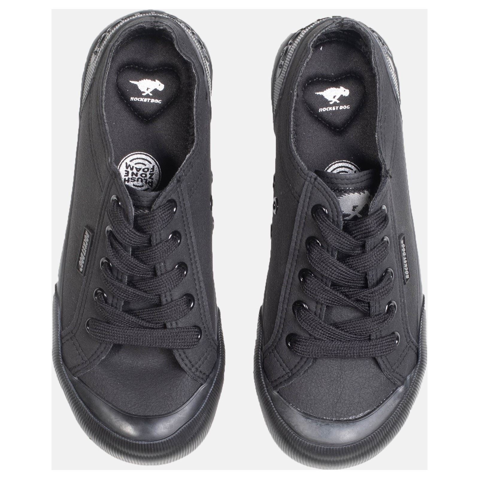 Rocket Dog Jazzin Fable Synthetic Women's Black Trainers