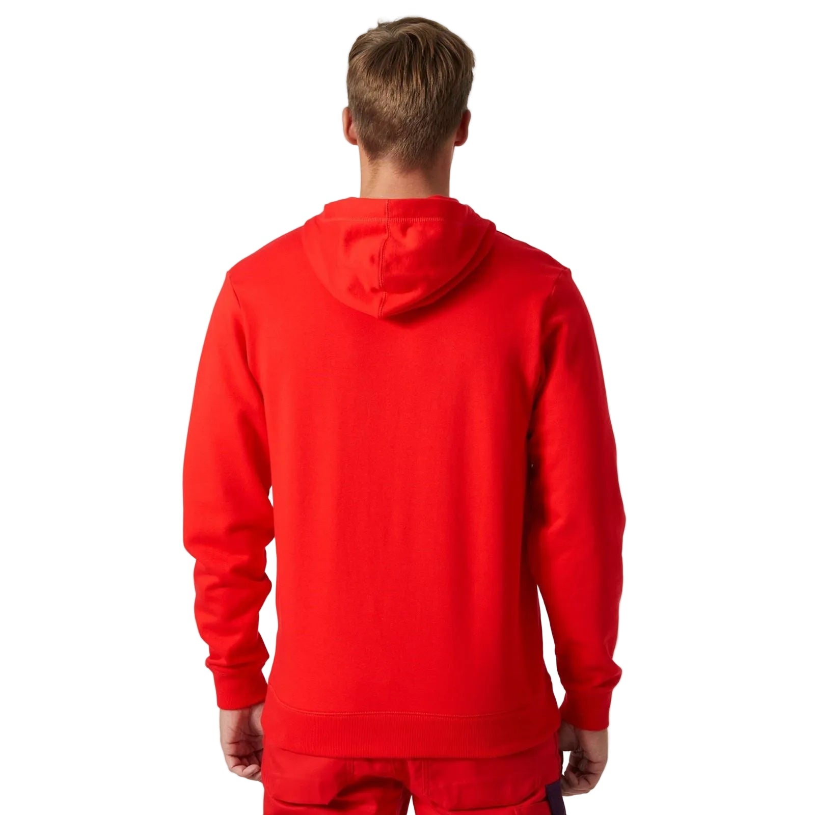 Helly Hansen Workwear Manchester Cotton Men's Red Hooded Sweatshirt