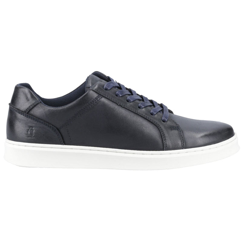 Hush Puppies Madden Leather Men's Navy Trainers
