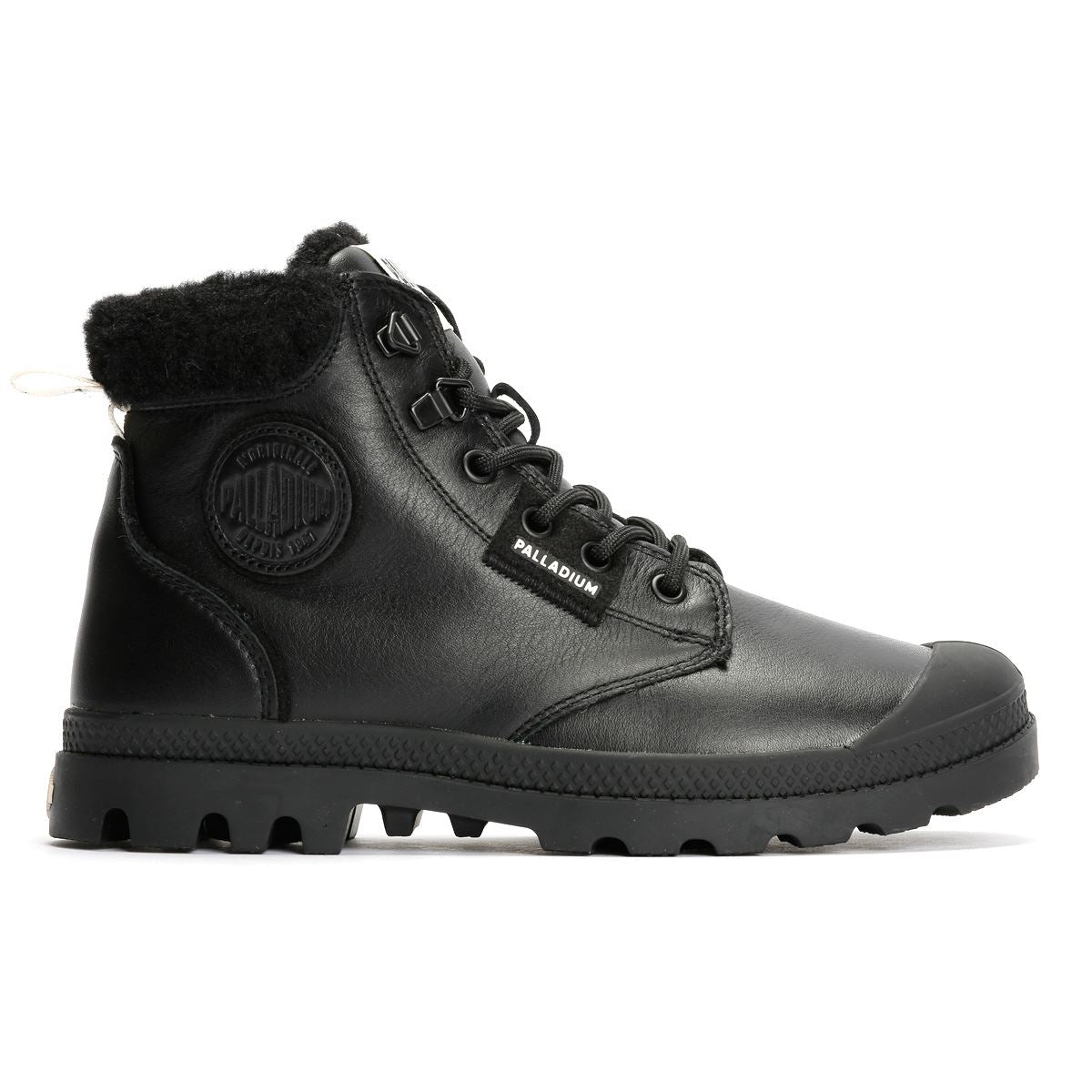 Palladium Pampa HI Snow Warm Leather Women's Black Boots