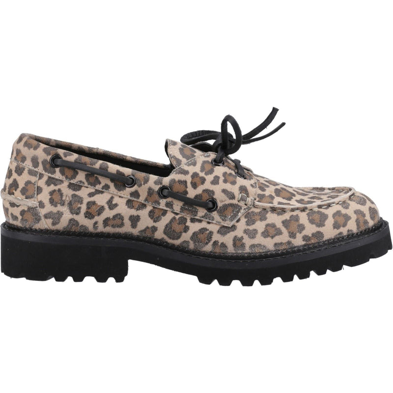 Hush Puppies Geri Suede Women's Leopard Loafers