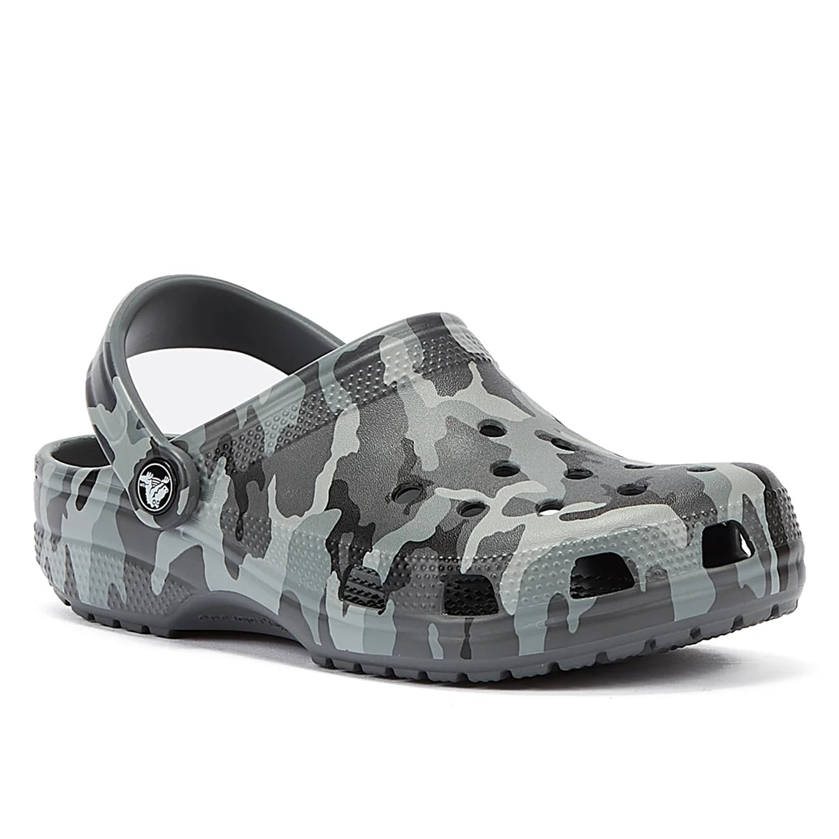Crocs Classic Printed Camo Clog Grey Sandals