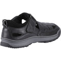 Hush Puppies Rucker Leather Men's Black Sandals