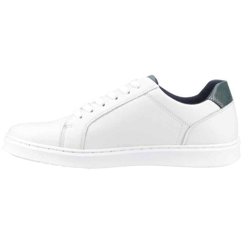 Hush Puppies Madden Leather Men's White Trainers