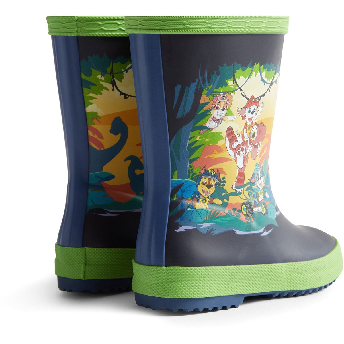 Hunter Paw Patrol Rubber Unisex Kid's Cuttle Blue/Sea Lettuce Wellington Boots