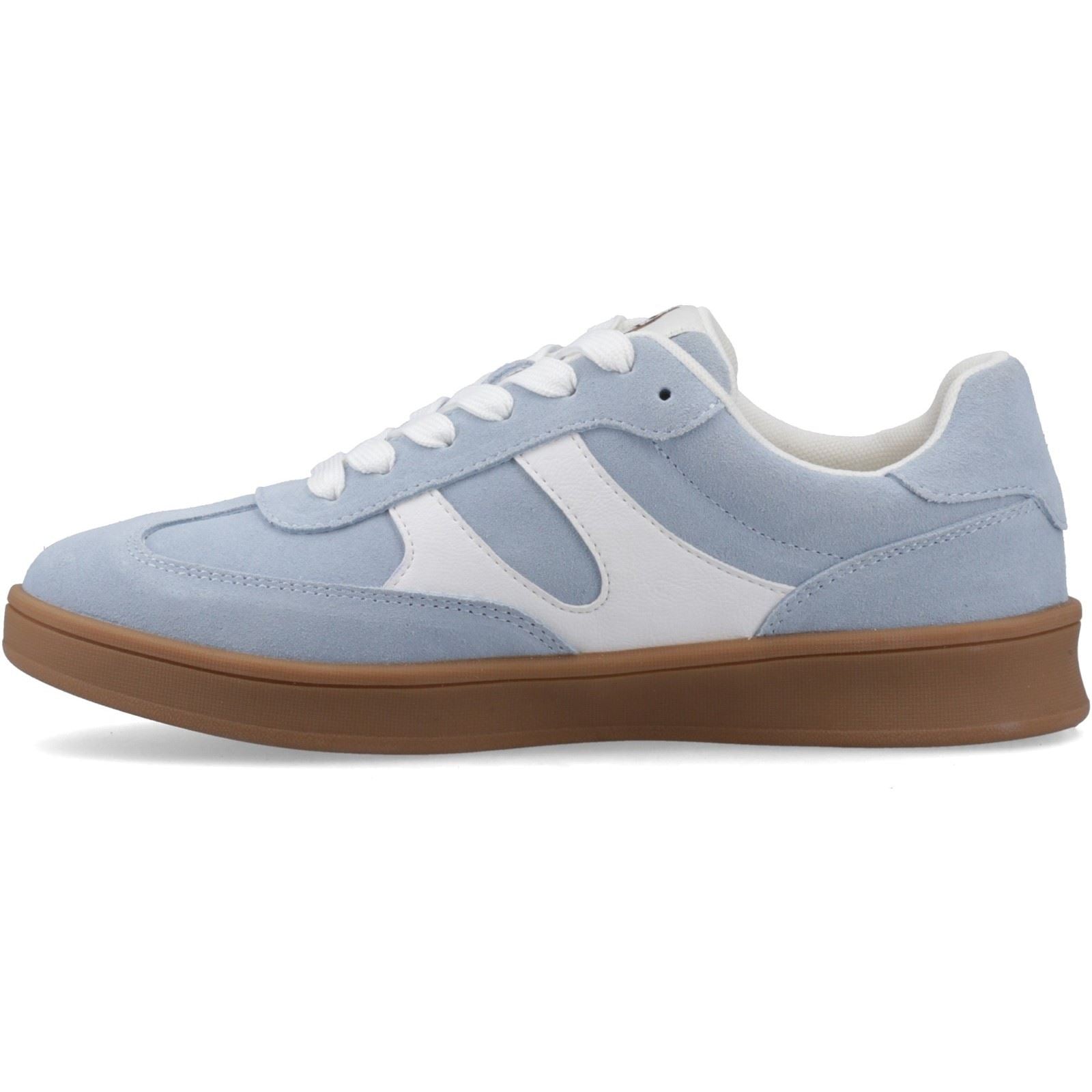 Hush Puppies Maura Suede Women's Blue Trainers