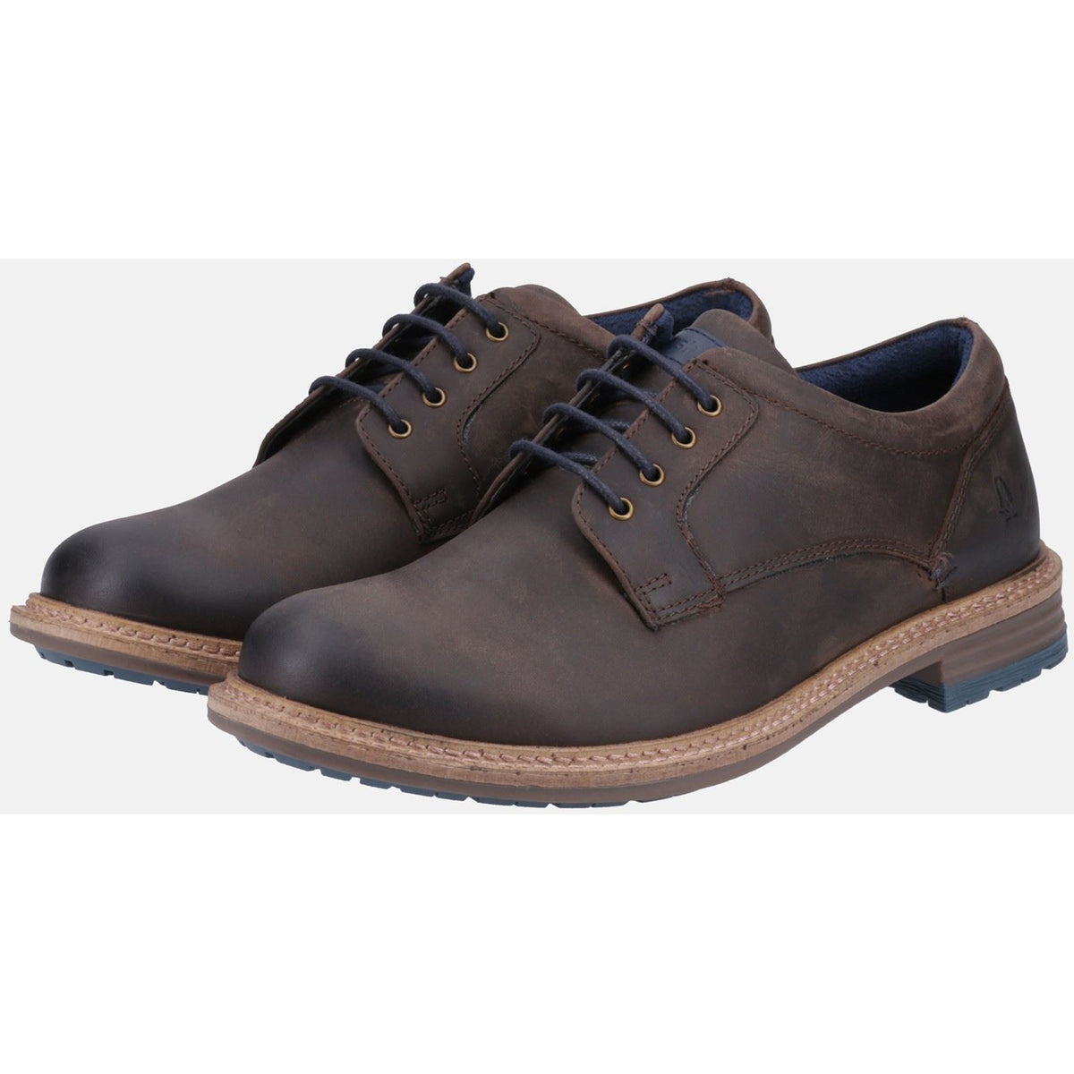 Hush Puppies Julian Leather Men's Brown Lace-Up Shoes