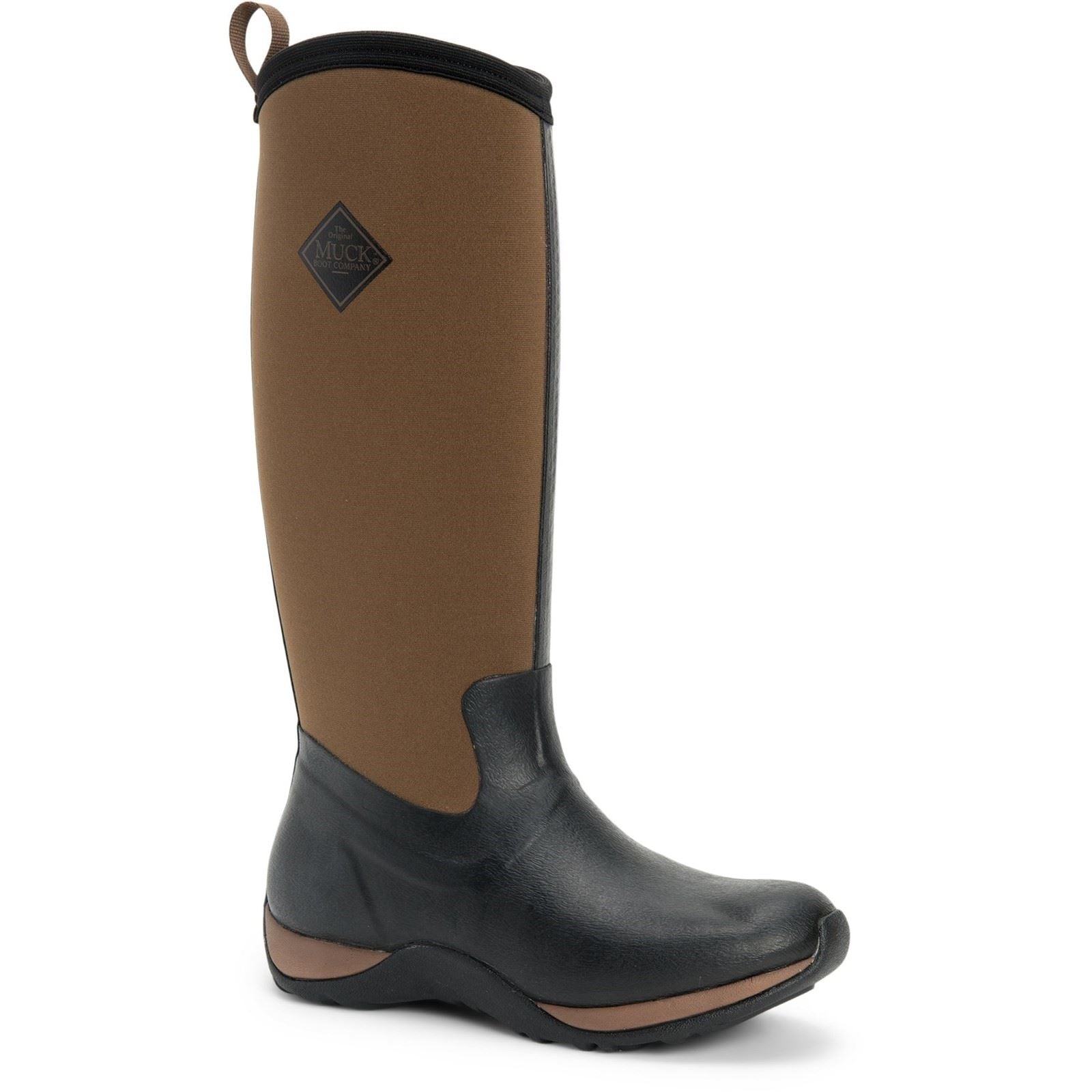 Muck Boots Arctic Adventure Synthetic Black/Tan Wellington Boots
