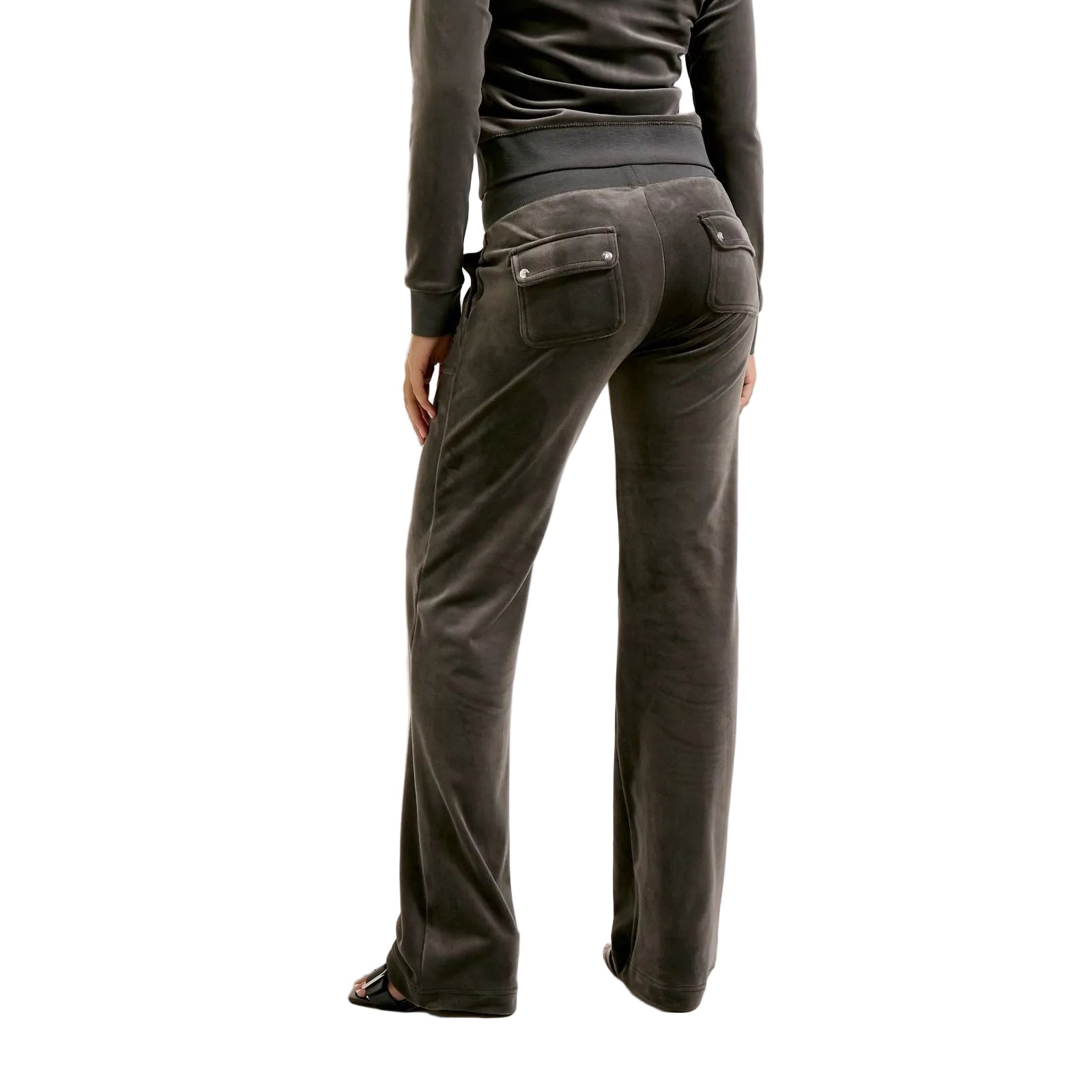 Juicy Couture Layla Polyester Women's Black Track Pants