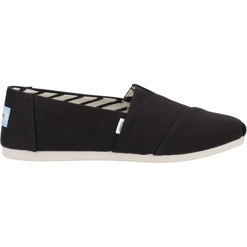 TOMS Alpargata 100% Cotton Women's Black Espadrilles
