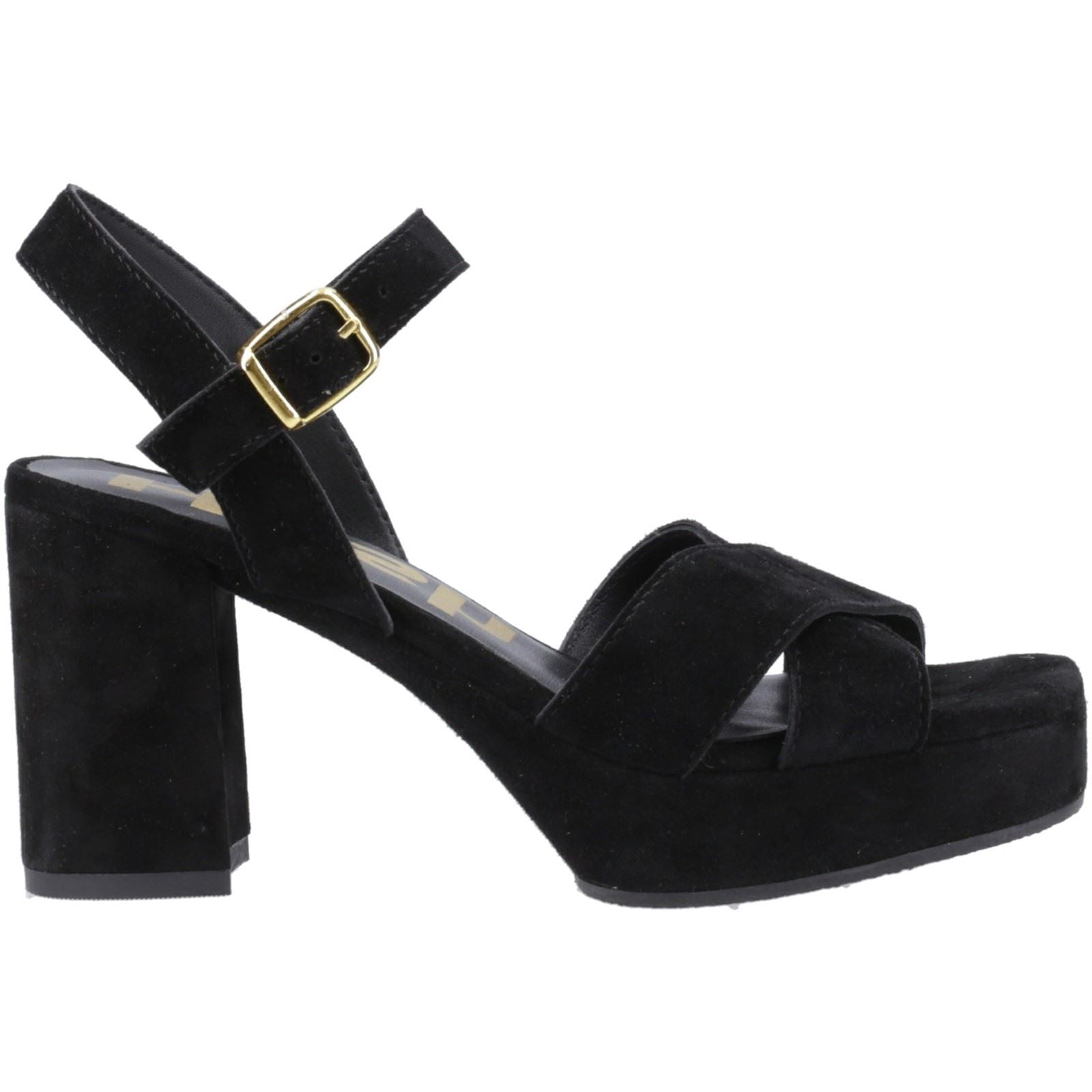 Hush Puppies Ophelia Suede Women's Black Heels