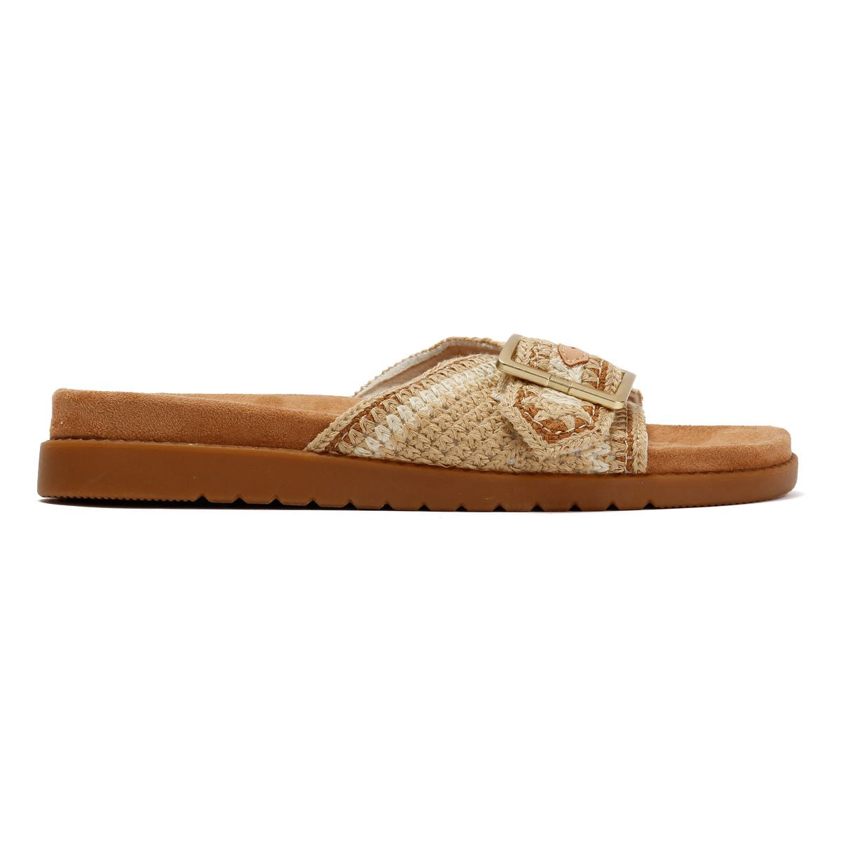 TOMS Marin Slide Textile Women's Dark Beige Sandals