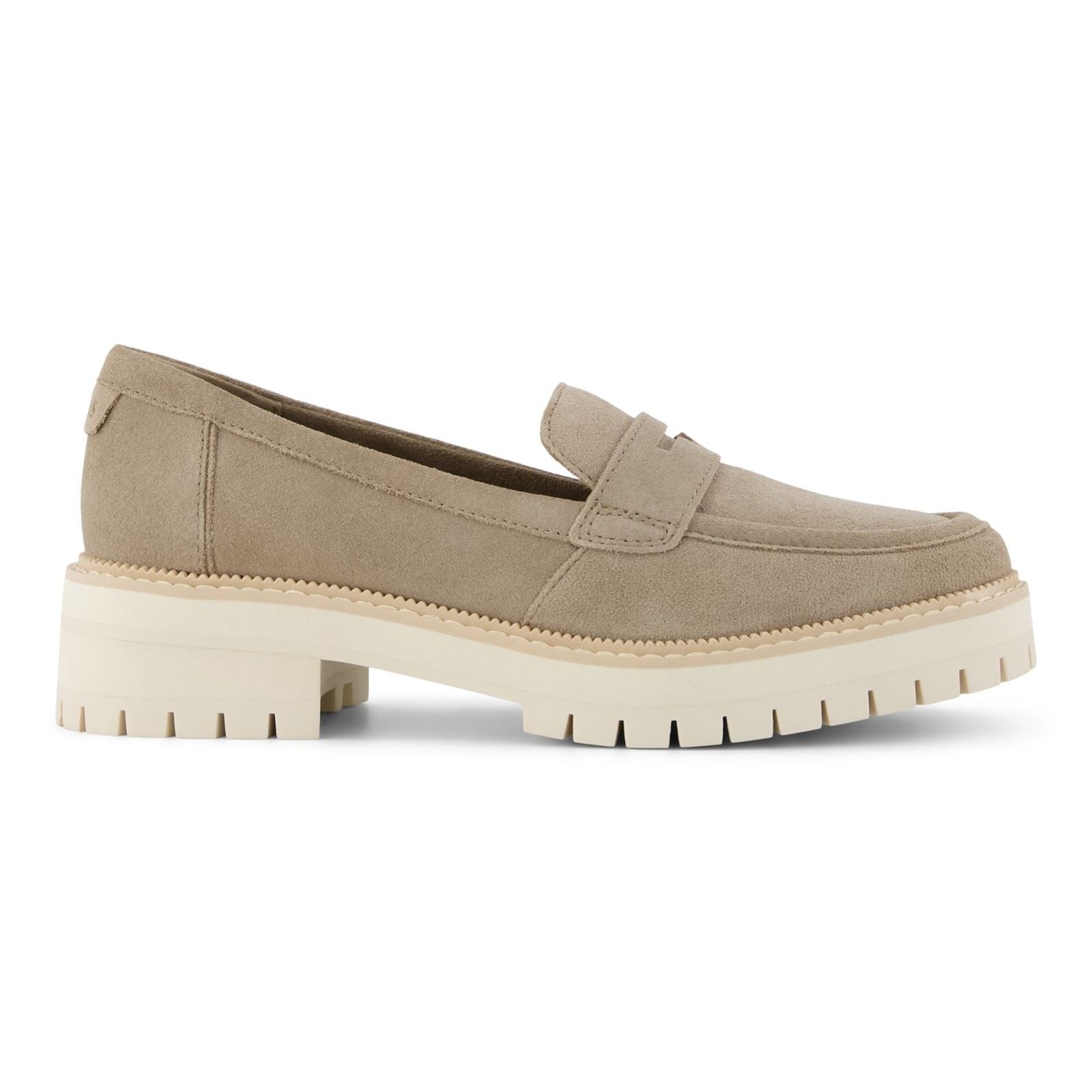 TOMS Cara Leather Women's Dune Loafers