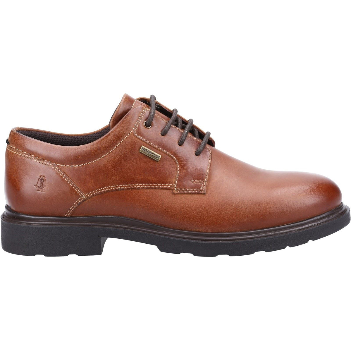 Hush Puppies Pearce Leather Men's Tan Lace-Up Shoes