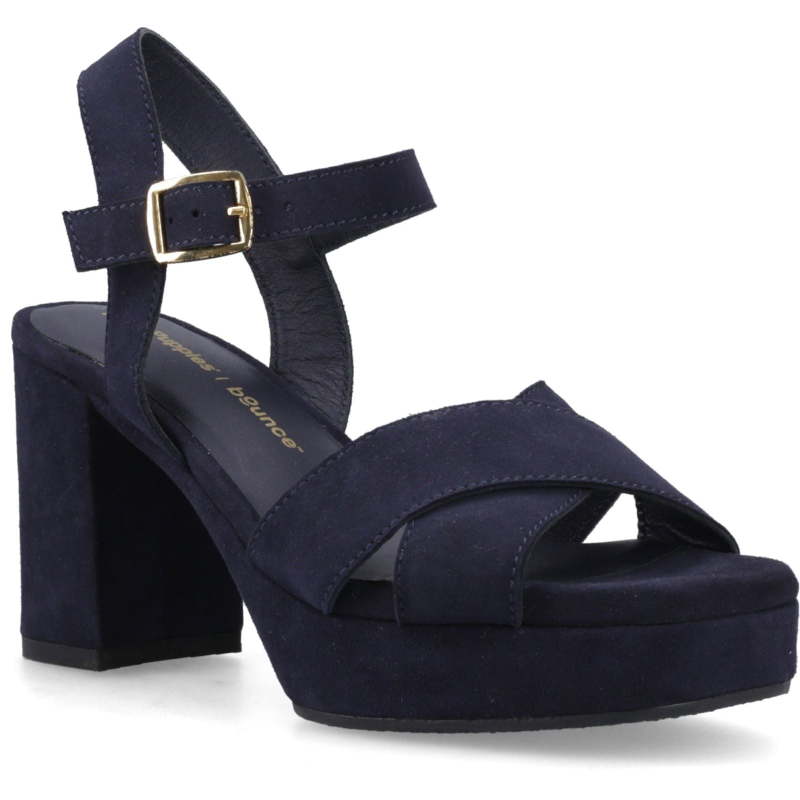 Hush Puppies Ophelia Suede Women's Navy Sandals