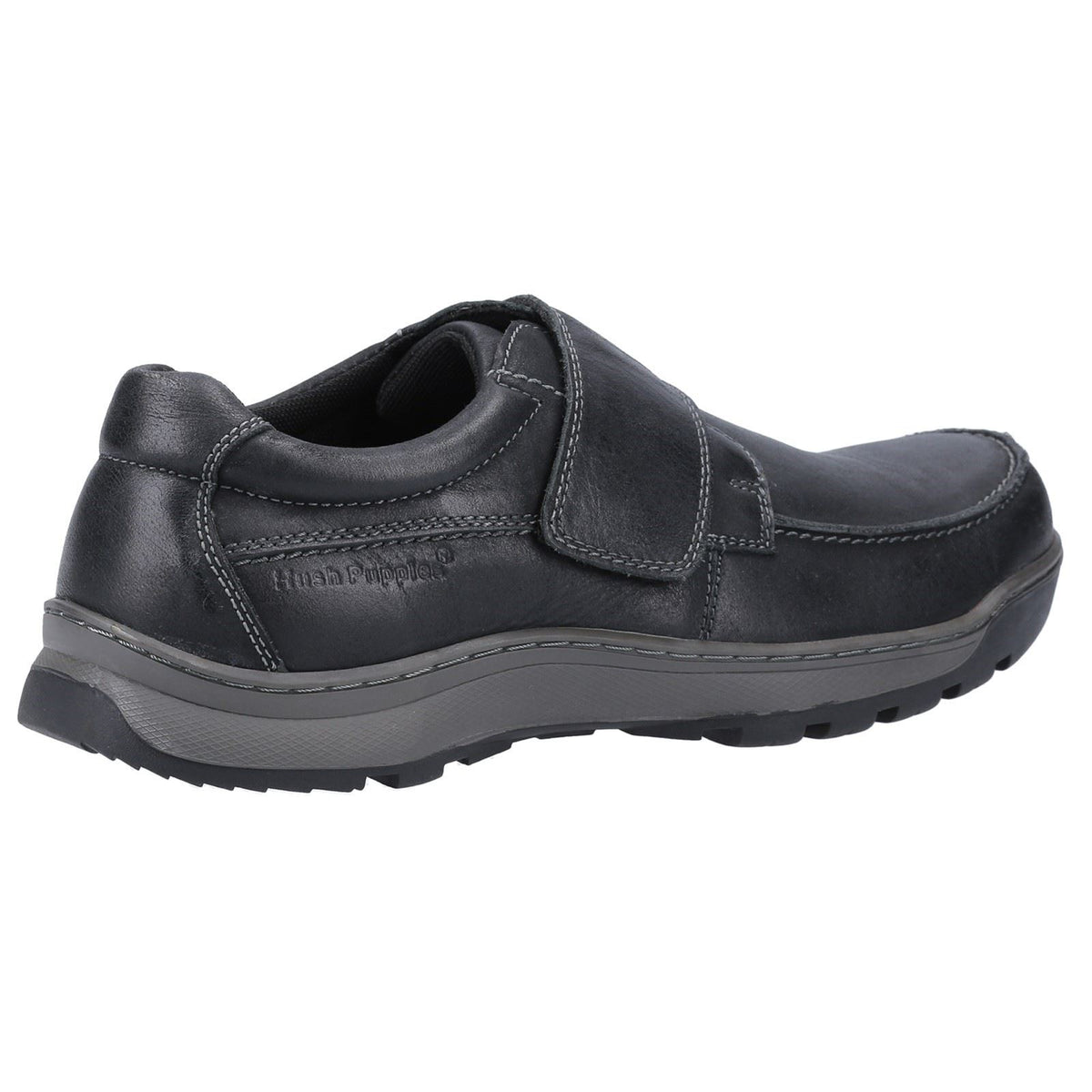 Hush Puppies Casper Leather Men's Black Loafers