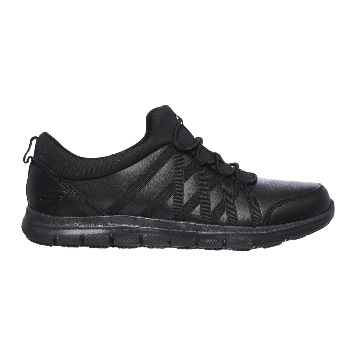 Skechers Workwear Ghenter Dagsby Leather Women's Black Trainers