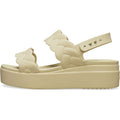 Crocs Brooklyn Woven Synthetic Women's Chai Sandals