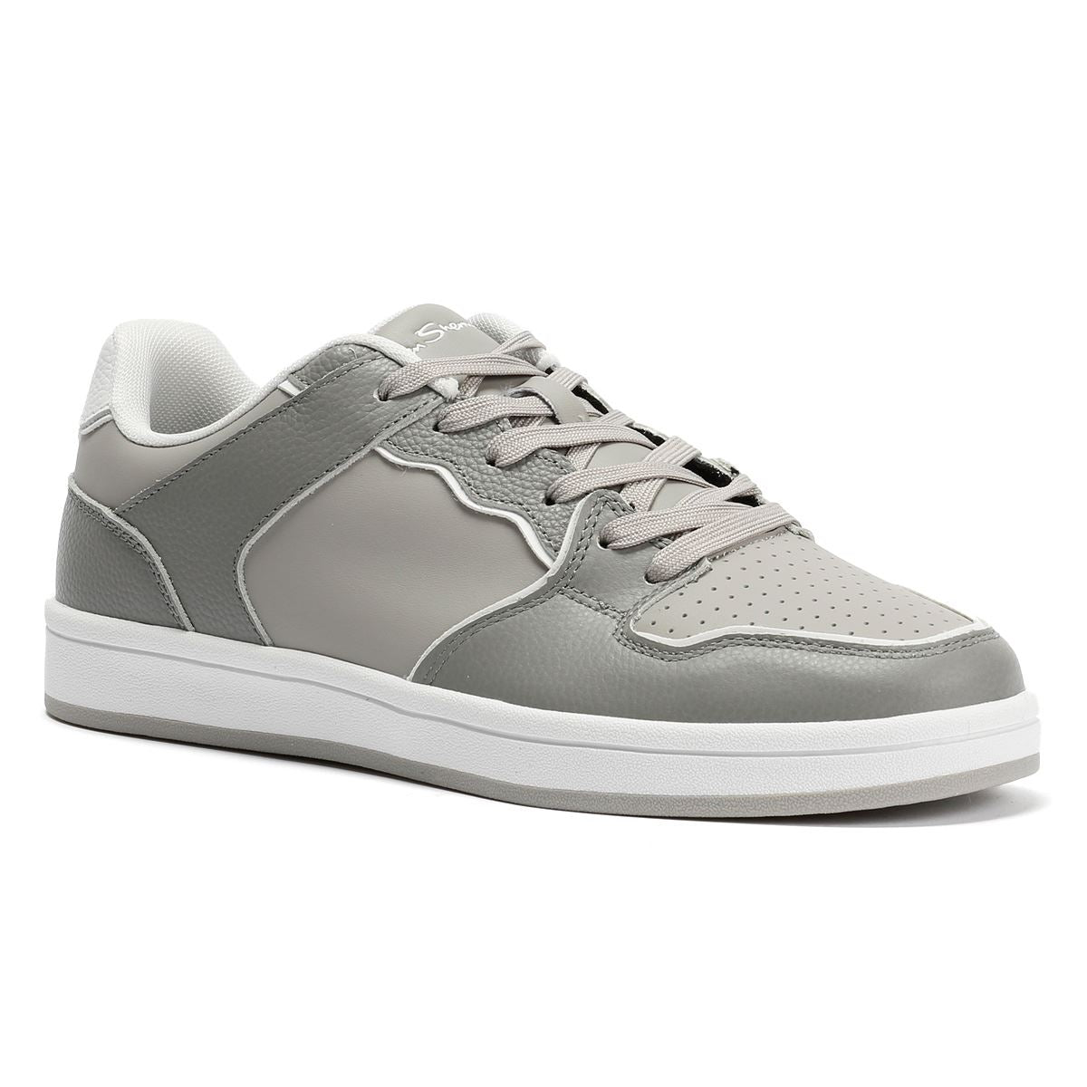 Ben Sherman Club Leather Men's Grey Trainers
