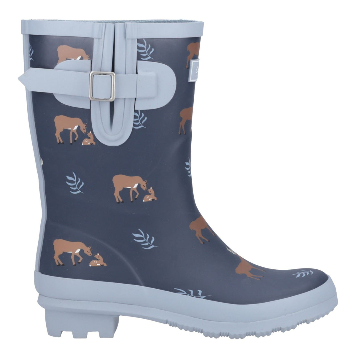 Cotswold Woodland Mid Rubber Women's Deers Wellington Boots
