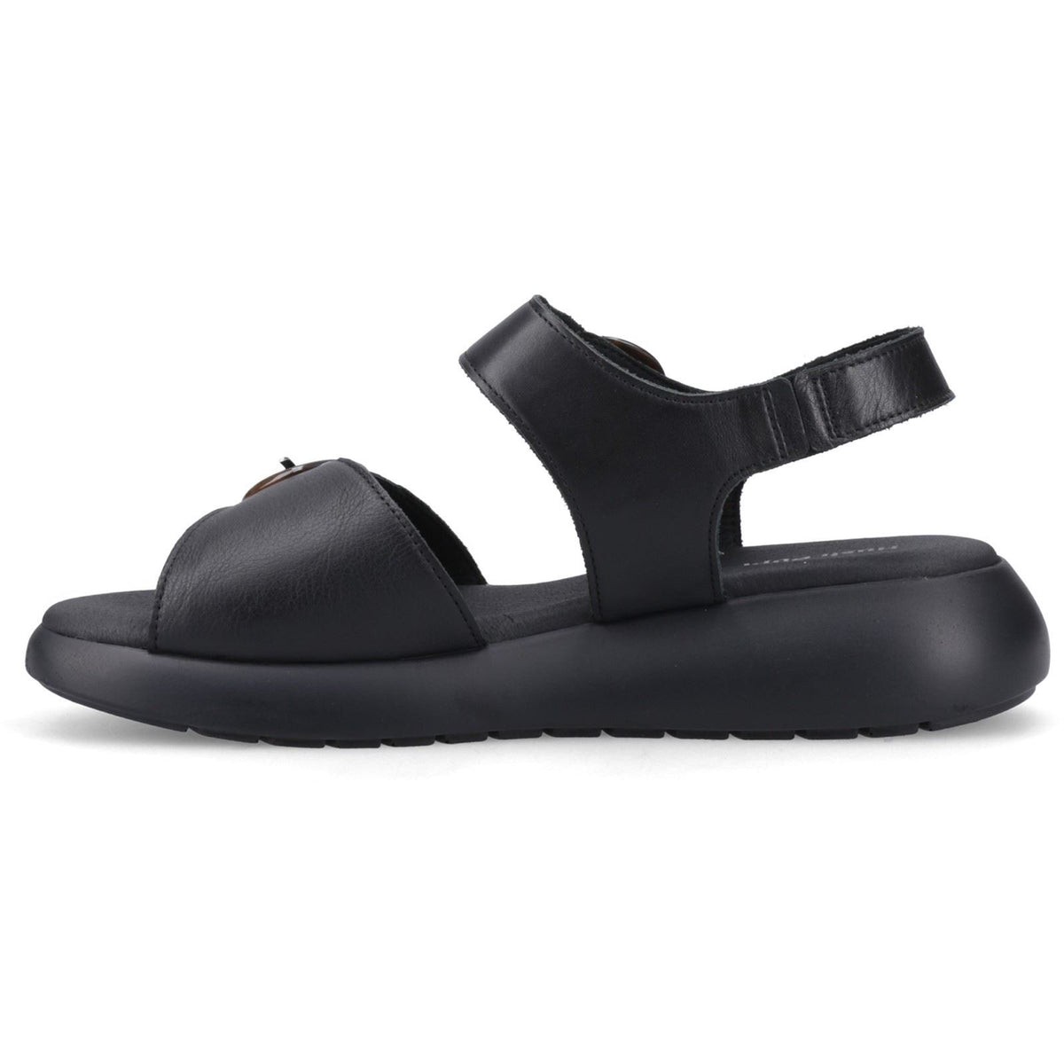 Hush Puppies Alison Leather Women's Black Sandals