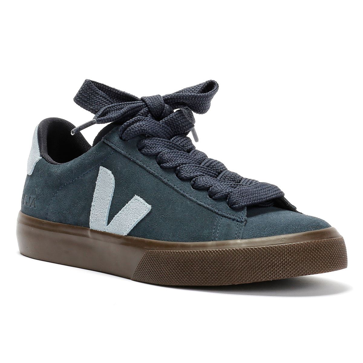 Veja Campo Suede Women's Nautico Steel Eagle Trainers