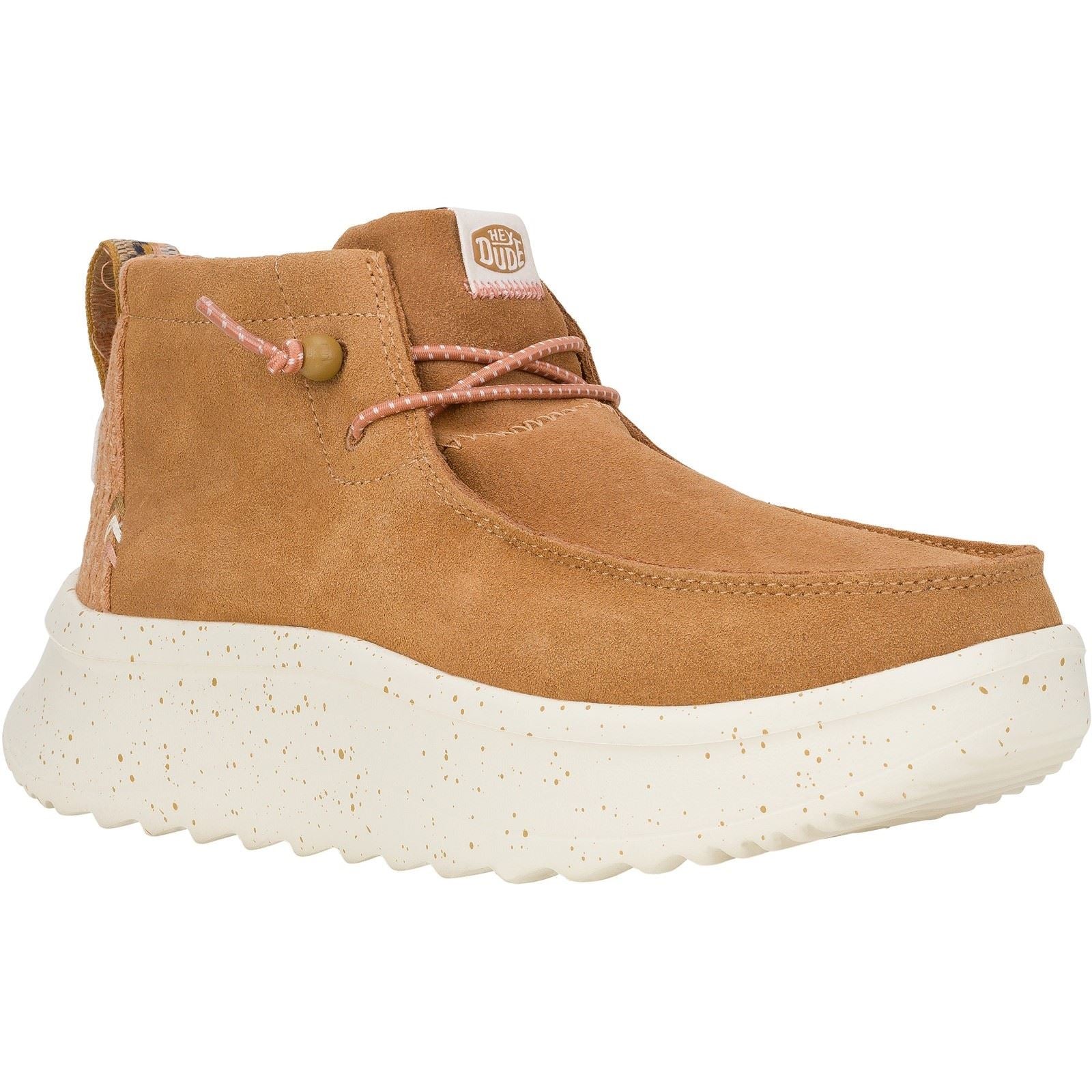 HEYDUDE Wendy Peak Hi Suede Women's Chestnut Boots