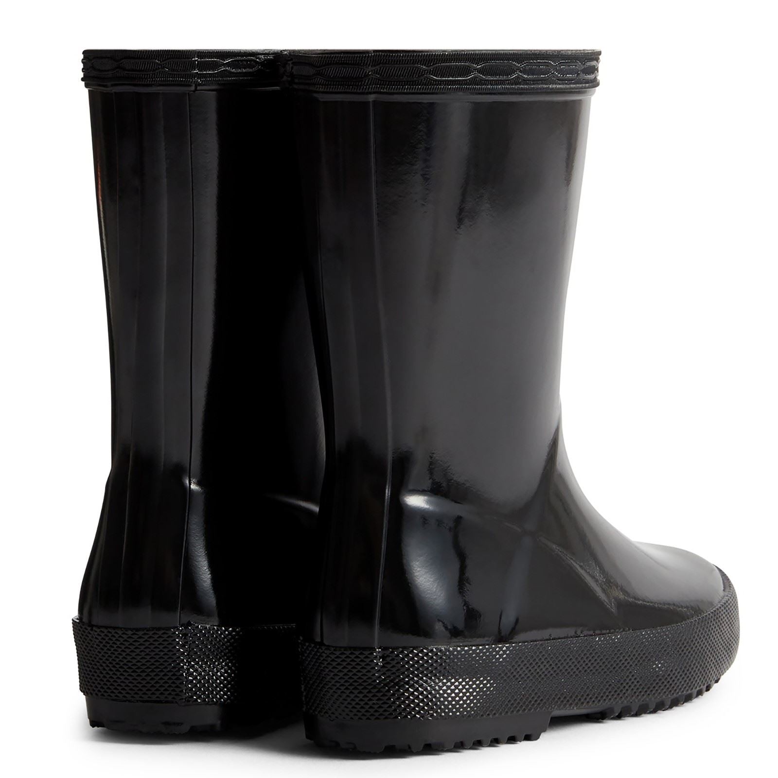 Hunter Kids First (Gloss) Rubber Black Wellington Boots