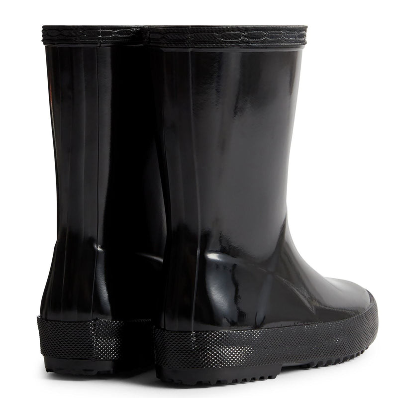 Hunter Kids First (Gloss) Rubber Black Wellington Boots