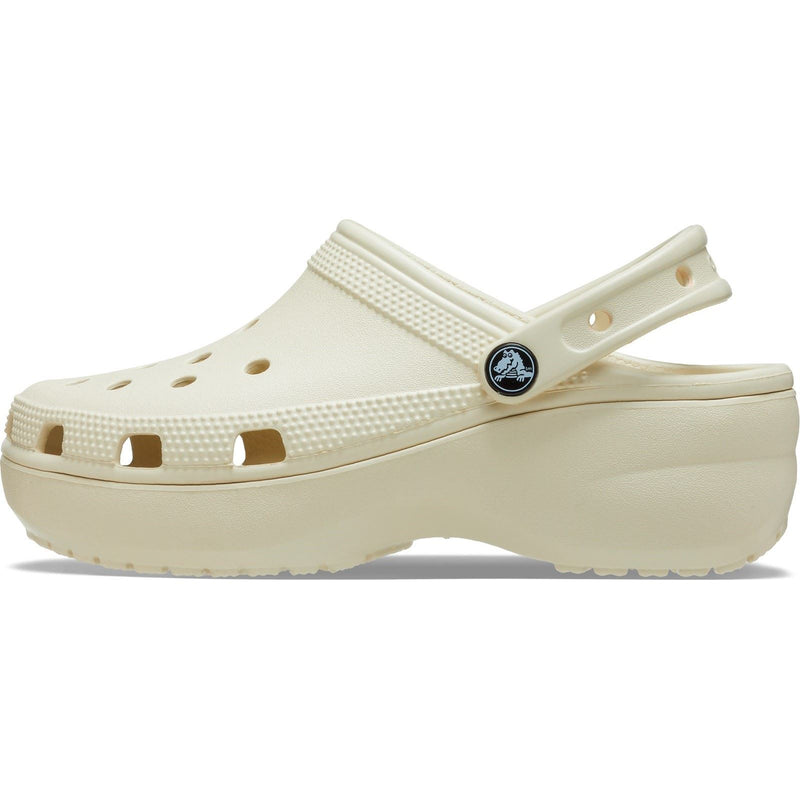 Crocs Classic Platform Synthetic Women's Bone Clogs