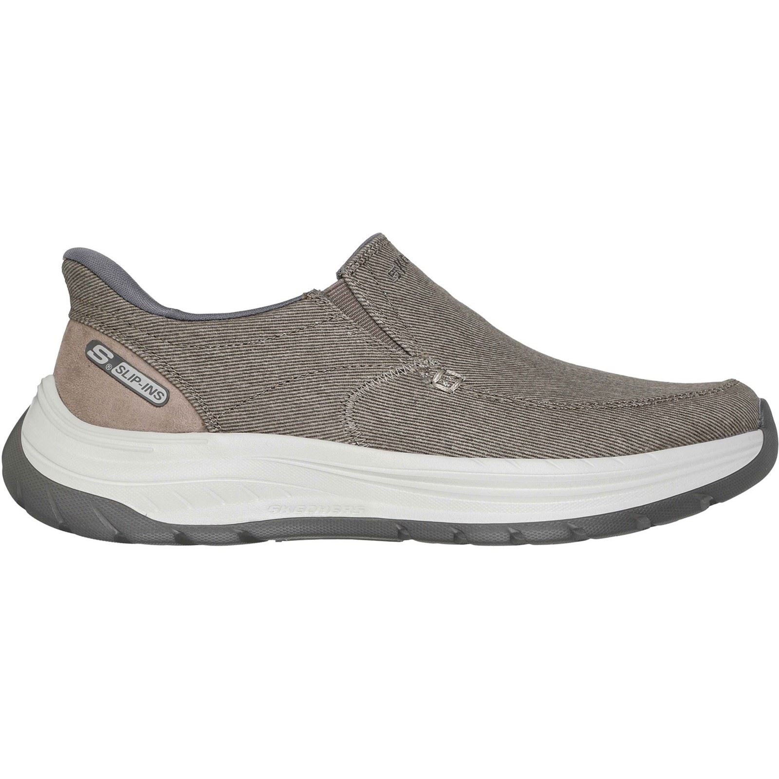 Skechers Decklan - Gulliver Textile Men's Taupe Standard Trainers