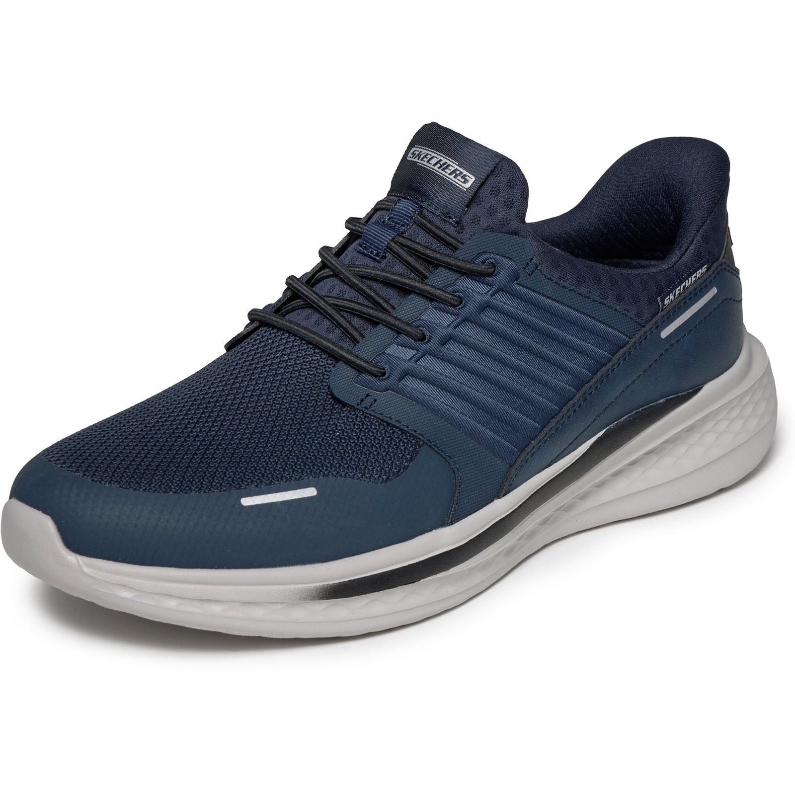 Skechers Slade Luther Men's Navy Synthetic / Mesh Trainers