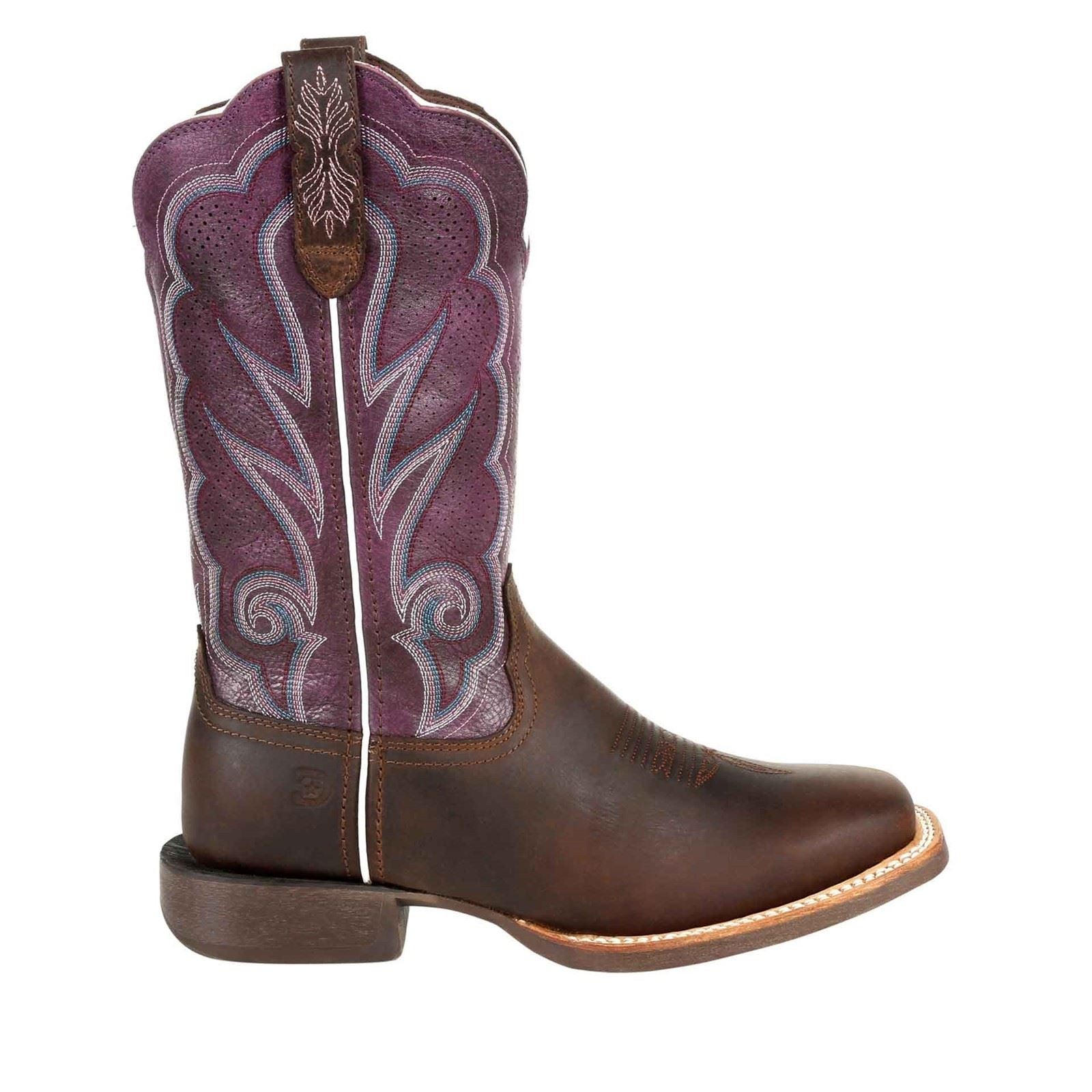 Durango Lady Rebel Pro Leather Women's Oilded Brown/Plum Boots