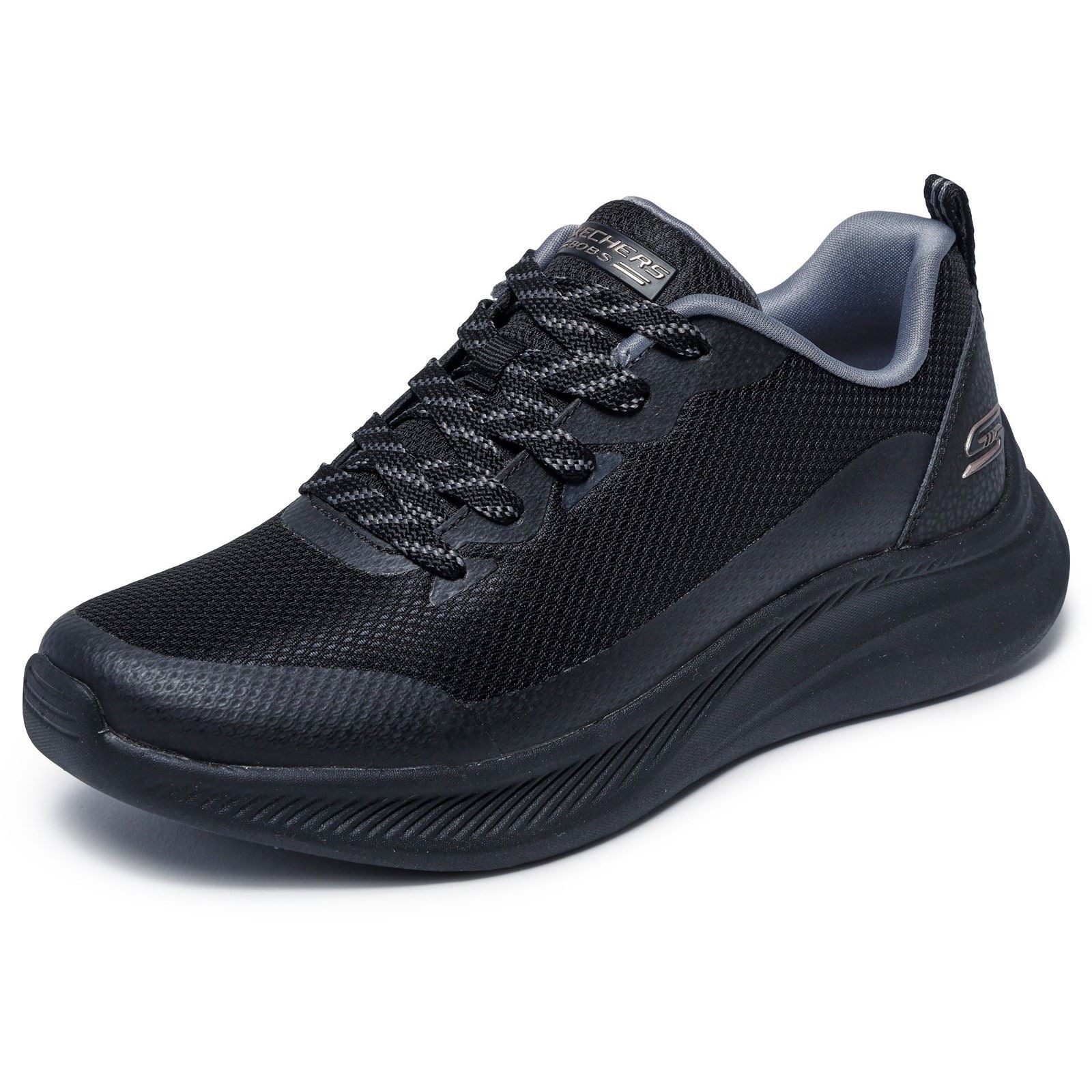 Skechers Bobs Moda Flex Textile Women's Black Trainers