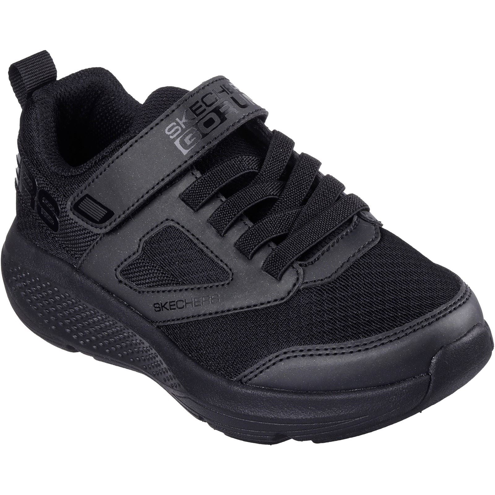 Skechers Elevate Sporty Spectacular Textile Junior Black Trainers