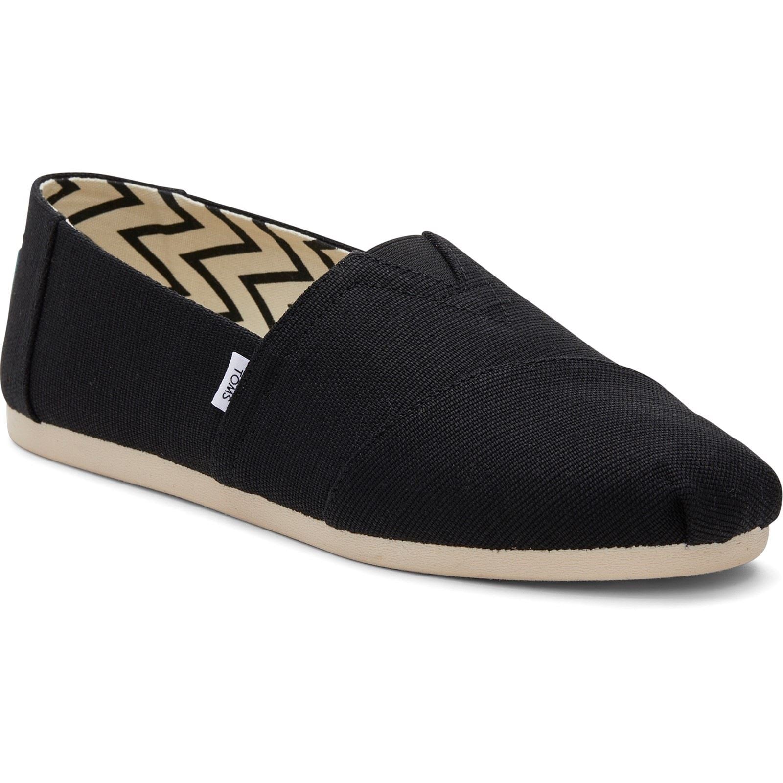 TOMS Alpargata Classic Cotton Men's Black Espadrilles