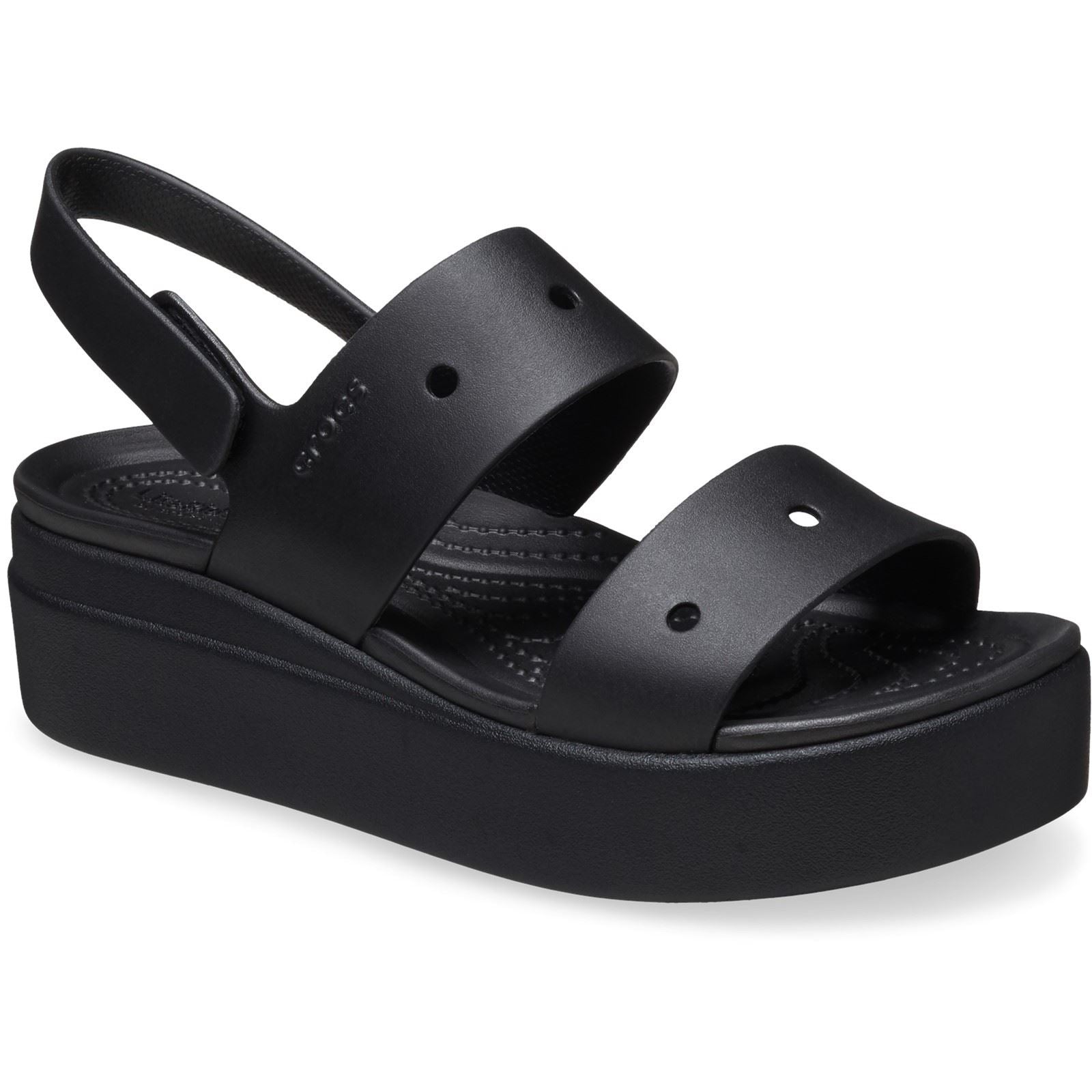 Crocs Brooklyn 4U Synthetic Women's Black Sandals