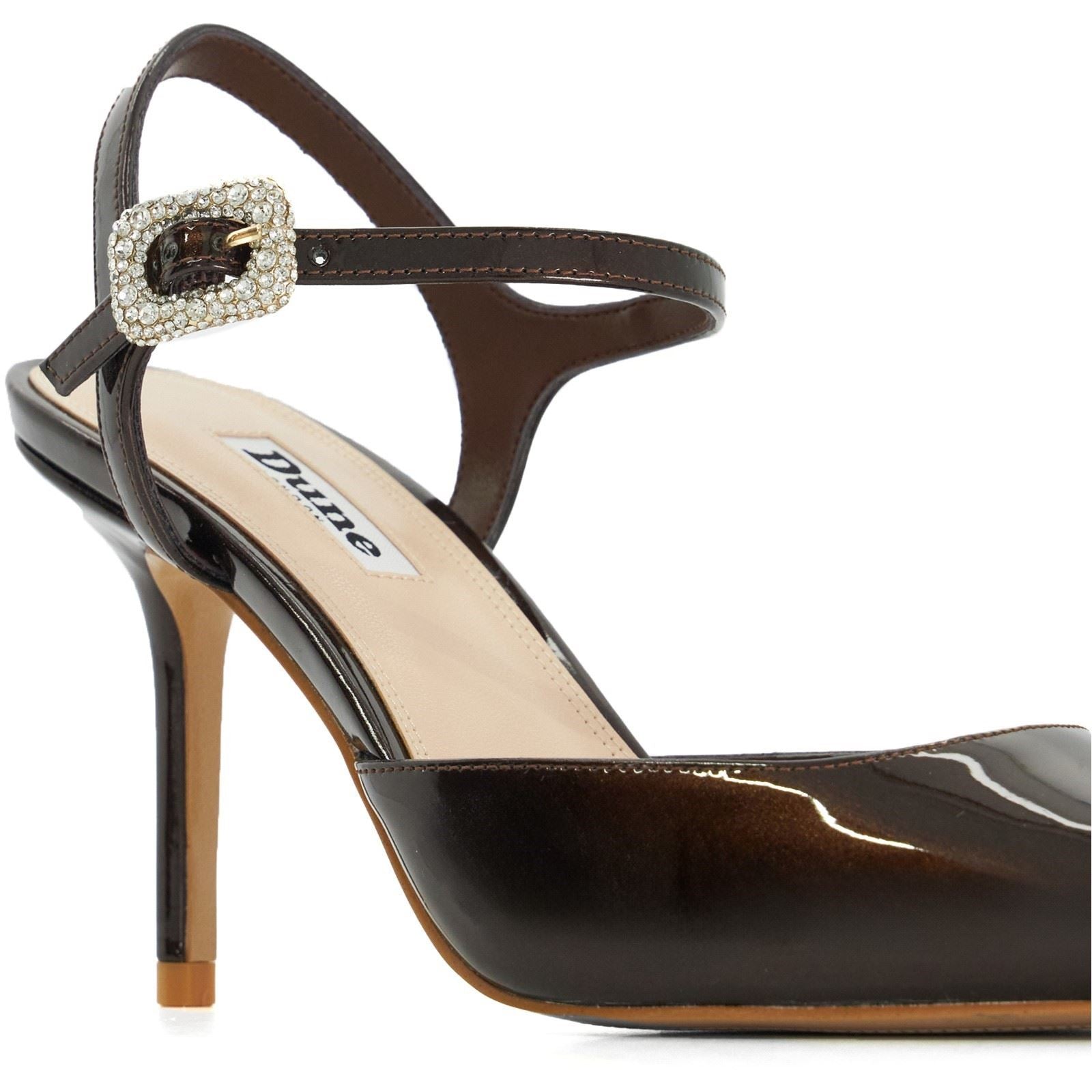 Dune Channel Women's Brown Heels