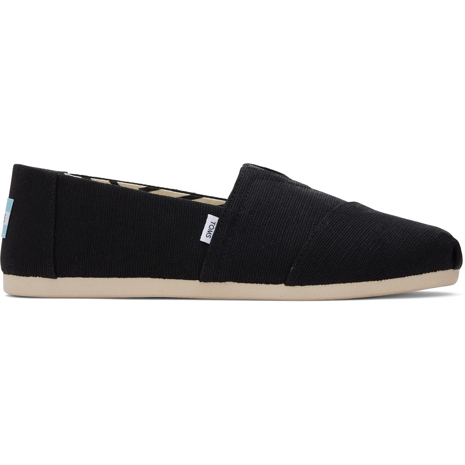 TOMS Alpargata Classic Cotton Men's Black Espadrilles