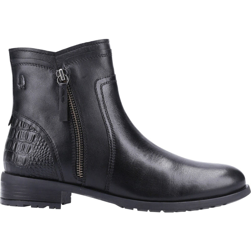 Hush Puppies Scarlett Leather Women's Black Boots