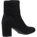Hush Puppies Octavia Suede Women's Black Heeled Ankle Boots