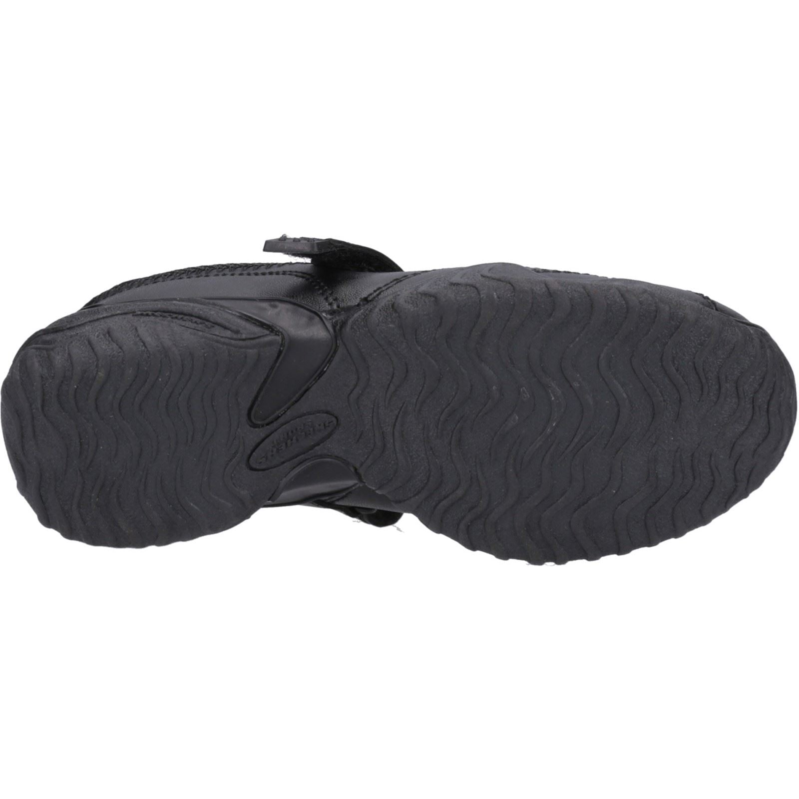 Skechers Velocity Pouty Leather Junior Black Shoes