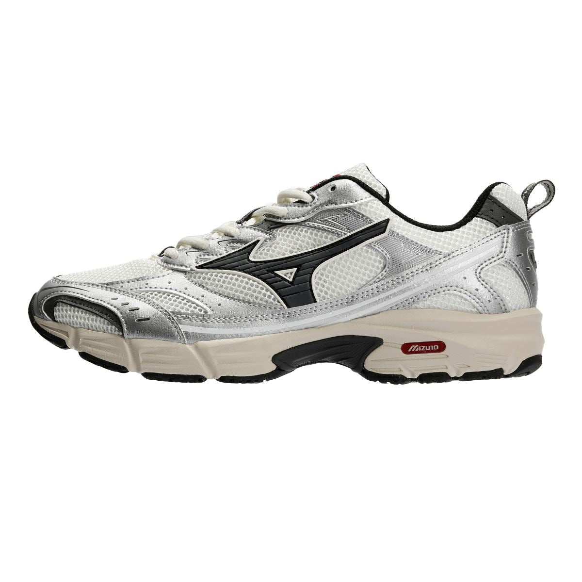 Mizuno MXR Sport Snow White/Magnet/Silver Trainers