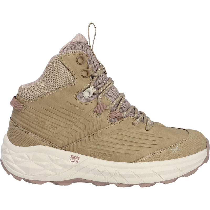 Hi-Tec Fuse Trek Mid Synthetic Women's Taupe/Whitecap Grey/Warm Taupe Hiking Boots